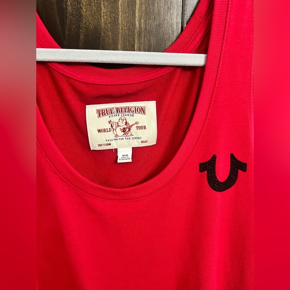 True Religion Red Romper- Size: Medium - Picture 5 of 9